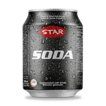 Star Club Soda 300 Ml, 24 Pieces Per Carton